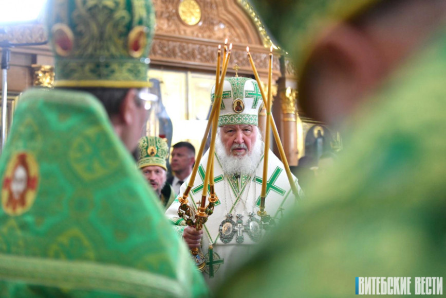 Патриарх Московский и всея Руси Кирилл возглавил торжества в Полоцком Спасо-Евфросиниевском женском монастыре