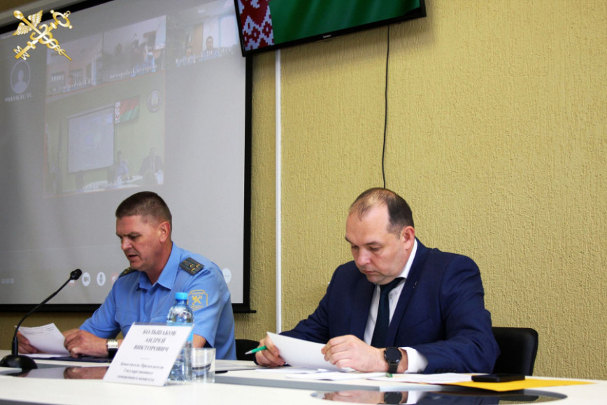 Заместитель Председателя Государственного таможенного комитета Андрей Большаков принял участие в заседании по подведению итогов работы Витебской таможни за первое полугодие 2025 года