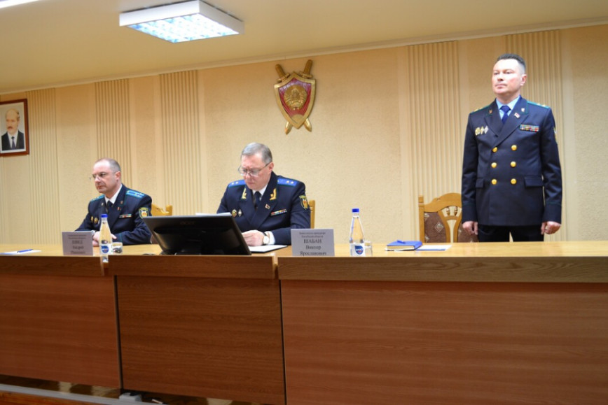 Генеральный прокурор Республики Беларусь Андрей Швед представил нового заместителя прокурора Витебской области