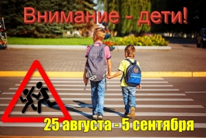 З 25 жніўня па 5 верасня пройдзе спецыяльнае комплекснае мерапрыемства «Увага - дзеці»<br />