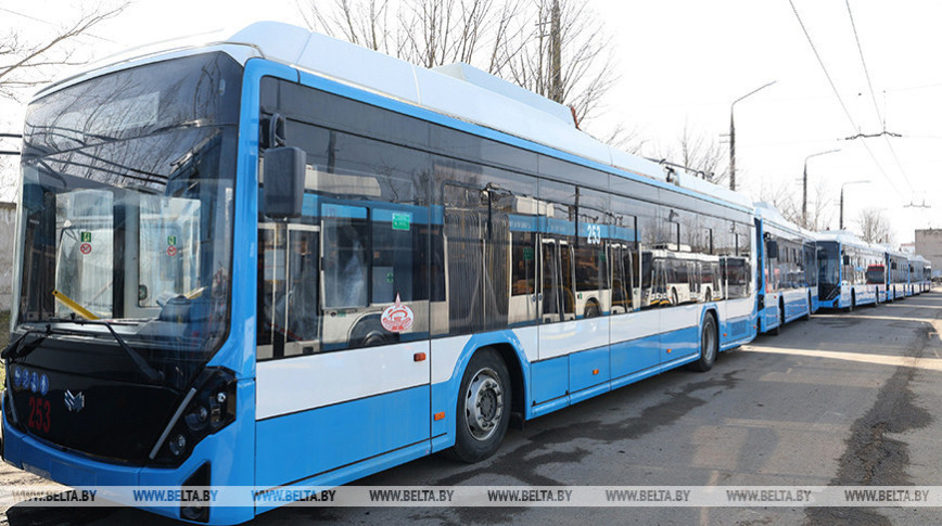 Пасажырскі парк Віцебска папоўніўся новымі тралейбусамі