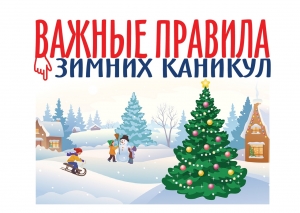 Меры безопасности во время зимних каникул (для взрослых и детей)